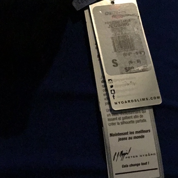 Luxe DENIM CUTOUT BLING JEGGING SIZE SMALL (6-8) - Picture 5 of 5